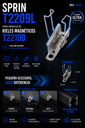 Sprin T2209L para Montaje de Rieles Magnéticos T2210D