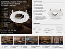 Empotrable Fija GU-10 TS15 Ø WH (Blanco) Ø 75 mm (82*32) Aluminio EVOLIGHT