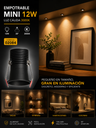 Empotrable Mini 12w LCS7260-12 BK Recesada LED Ø 3000K Negra Ø 50MM (60*82) 30° 100-240V