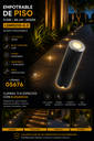 Empotrable Piso 0.5W LDM0210-0.5 Inoxidable 26 mm 38 LM 3000K