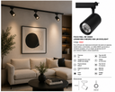 Foco Riel 5W 3000K LDG0910B-5 Negro 500 lm EVOLIGHT