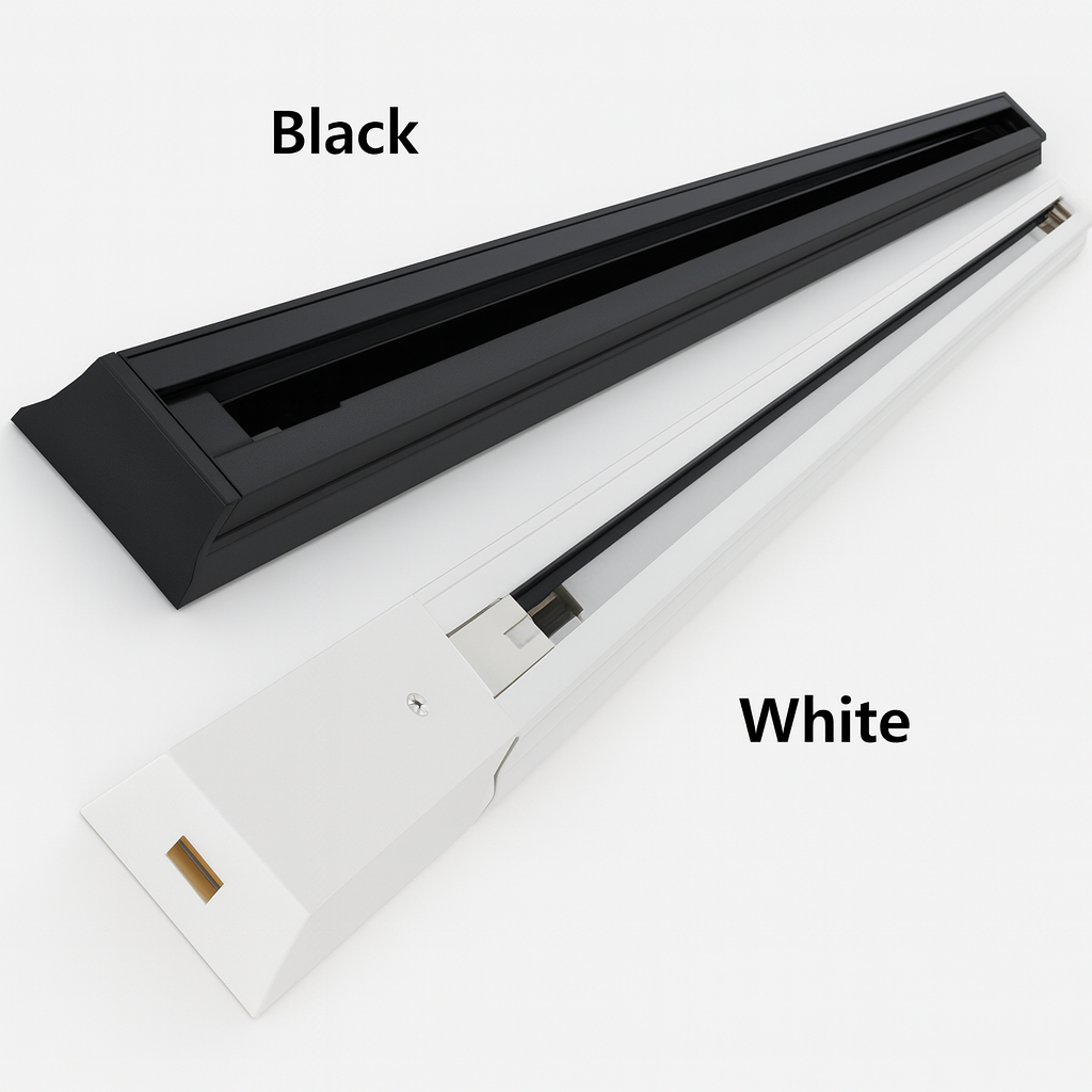 Riel 1MT. 2 CONECT. NEGRO DJT0237 METALICO