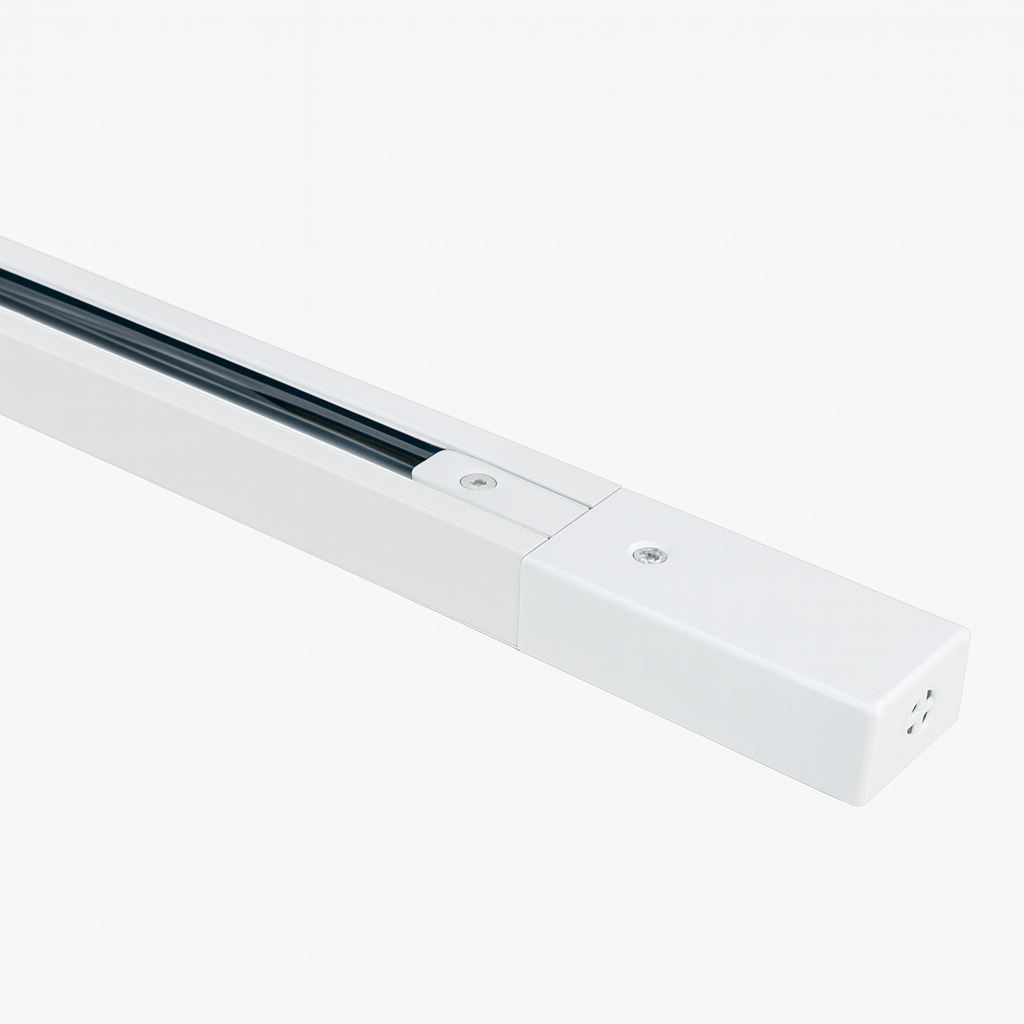 Riel 1Mts T2110D WH 2contac. BLANCO