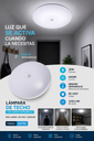 Lámpara de Techo 25W 6500K Con Sensor Infrarrojo 85-165V 2250lms