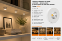 Lámpara de Superficie 3w 3000k LCS3120R-3 WH Ø Blanco Ø 70mm x 25mm 35° 100-240V Aluminio