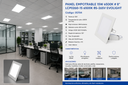 Panel Empotrable 15W 6500k # 8" LCP0260-15 6500K 85-265V EVOLIGHT