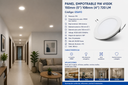 Panel Empotrable 9W 4100K 150 mm (5¨) 108mm (4¨) 720 LM B29705 ROOMLUX