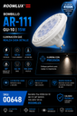 Bombillo 15w 4100k GU-10 AR-111 38º B41515 100-265V 120 lm ROOMLUX