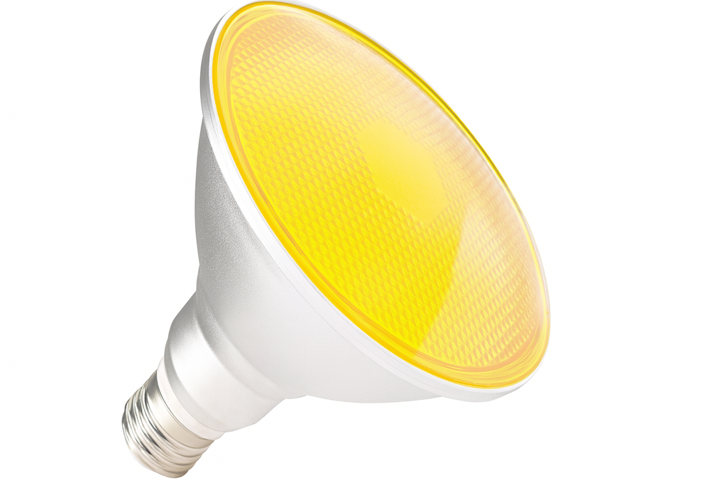 Reflector PAR-38 12W AMBAR/AMARILLO  45º 85-240V