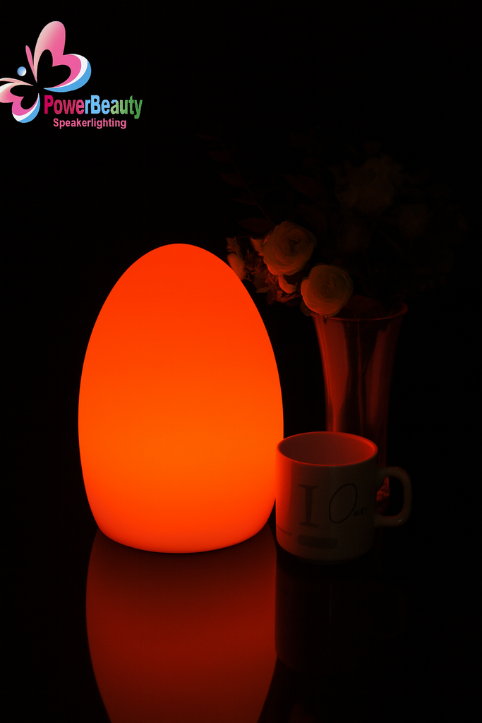 Lampara de mesa PC  T/ HUEVO PE RGB PBB-1522