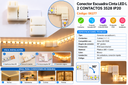 Conector Escuadra Cinta LED L 2 CONTACOTS 3528 IP20