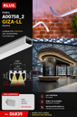 Perfil A00758_2 Gris GIZA-LL Aluminio KLUS