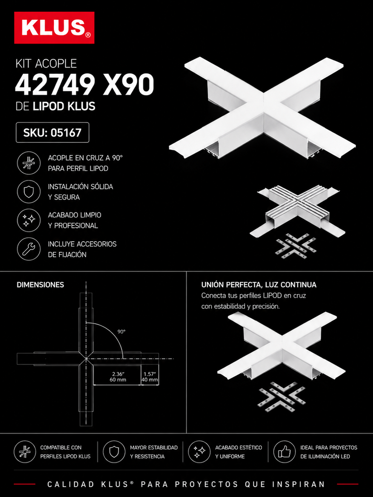 Kit Acople 42749 X90 DE LIPOD KLUS