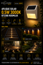 Aplique Solar 0.5W 3000K B72388 ROOMLUX