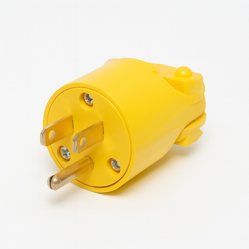 [160-34080] Enchufe Plastico 110V C/Tierra FU0415 20/1