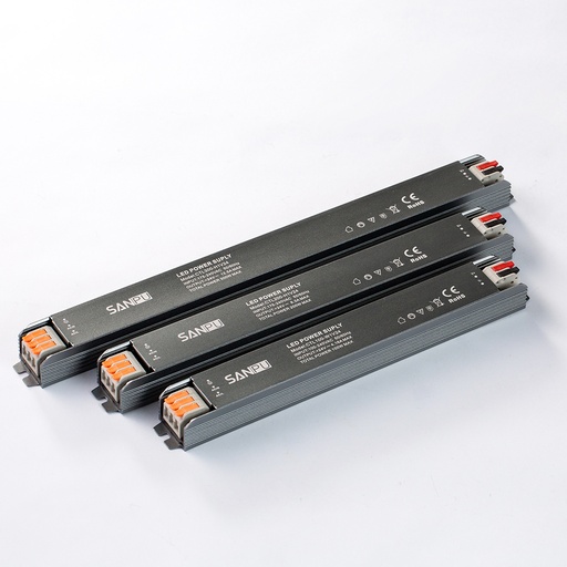 [01753] Driver de 100W 24v 4.16A para perfiles suspendidos 100-240V 218*26*21mm
