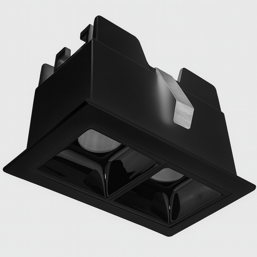 [02743] Empotrable lineal DOTS 4w 3000k 67X37mm BLANCO/NEGRO 15° recesada 85-265V LZ-XD600