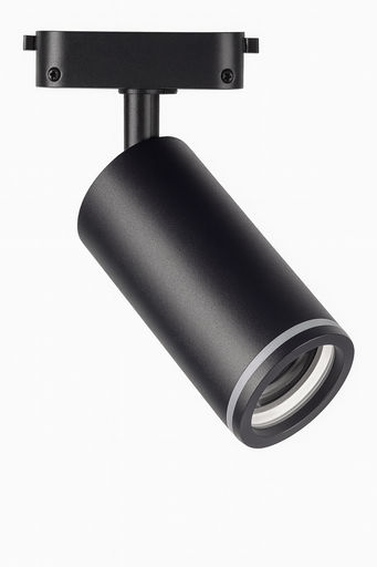 [01969] Foco de riel GU-10 TS194C BK 55 x 175 mm aluminio Negro