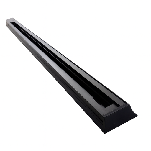 [00044] Riel 1.5 Mts T2115D BK 2contac. NEGRO PARA LAMPARAS DE RIEL METALICO