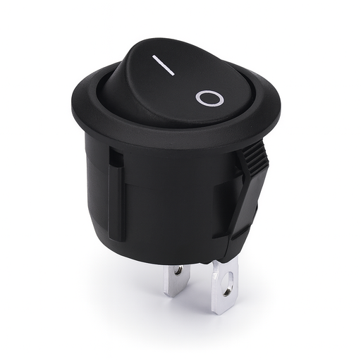 [02218] Mini Switch ON Off Round Rocker Switches SPST 20mm***