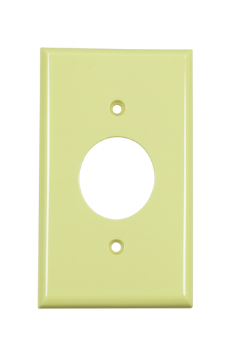 [00161] Tapa 2X4 Plástica Sencilla T/Levitón P/Tomacorriente 220V IVORY Vintage