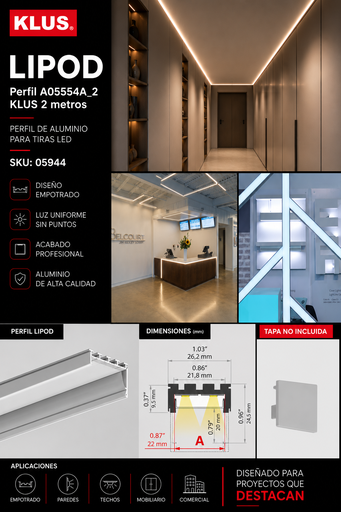 [05944] Perfil A05554A_2 LIPOD KLUS 2 Metros