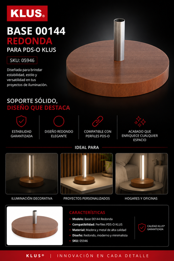 [05946] Base 00144 Redonda para PDS-O KLUS