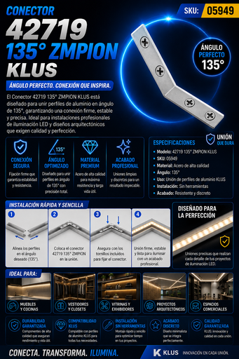 [05949] Conector 42719 135º ZMPION KLUS