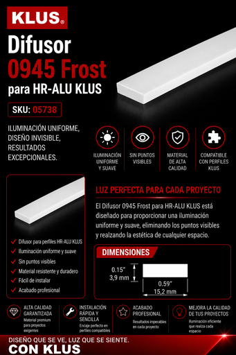 [05738] Difusor 0945 Frost para HR-ALU KLUS