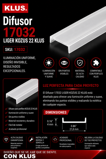 [17032] Difusor 17032 LIGER KOZUS 22 KLUS