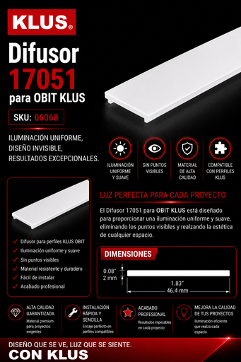 [06068] Difusor 17051 para OBIT KLUS